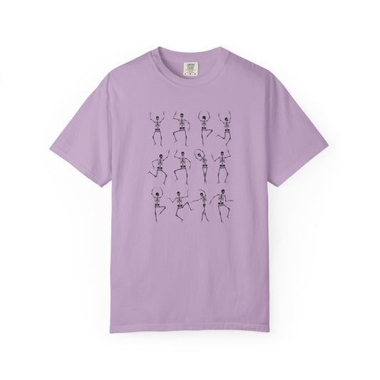 BLACK DANCING SKELETONS TEE