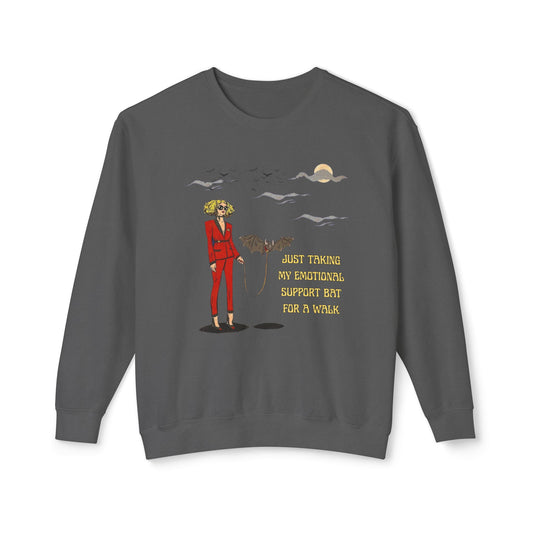 EMOTIONAL SUPPORT BAT SWEATSHIRT